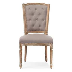 Estelle Beige Fabric Upholstered Dining Chair