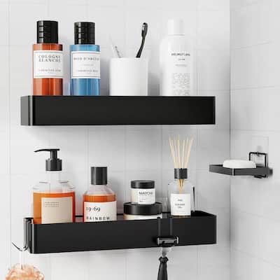 2Pcs Corner Shower Caddy Shelves Wall Mounted Basket Rack Bathroom Shampoo  Holder Storage, 1 unit - Fred Meyer