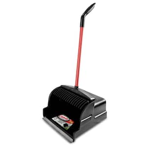 16 in. Large Scoop Upright Dustpan with Steel Handle