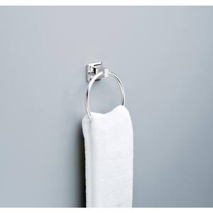 Futura Towel Ring in Chrome