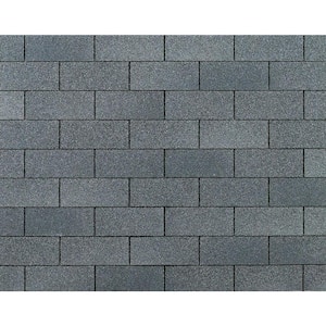 Supreme Estate Gray Algae Resistant 3-Tab Roofing Shingles ( 33.3 sq. ft. Per Bundle)