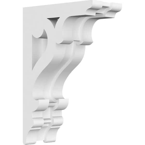 Ekena Millwork Brontes 1.5 in. W x 6 in. H x 4 in. D Signature Urethane Polyurethane Corbel
