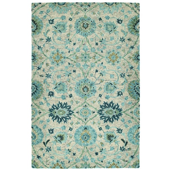 Kaleen Chancellor Turquoise 2 ft. x 3 ft. Area Rug