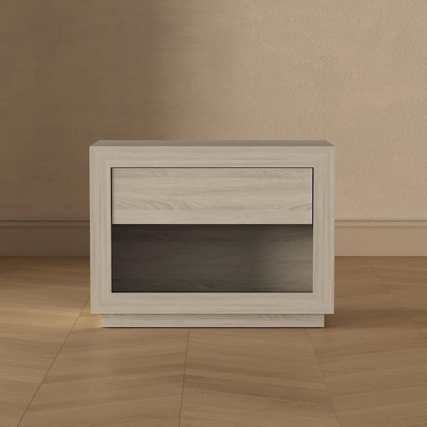 Manhattan Comfort Soren Contemporary Whitewashed Oak 1-Drawer 32