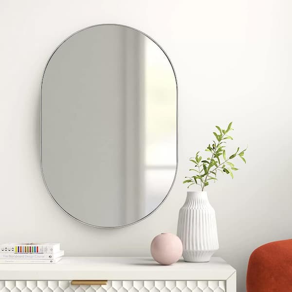 Bertlinde asymmetrical wall mirror irregular shaped mirror for living