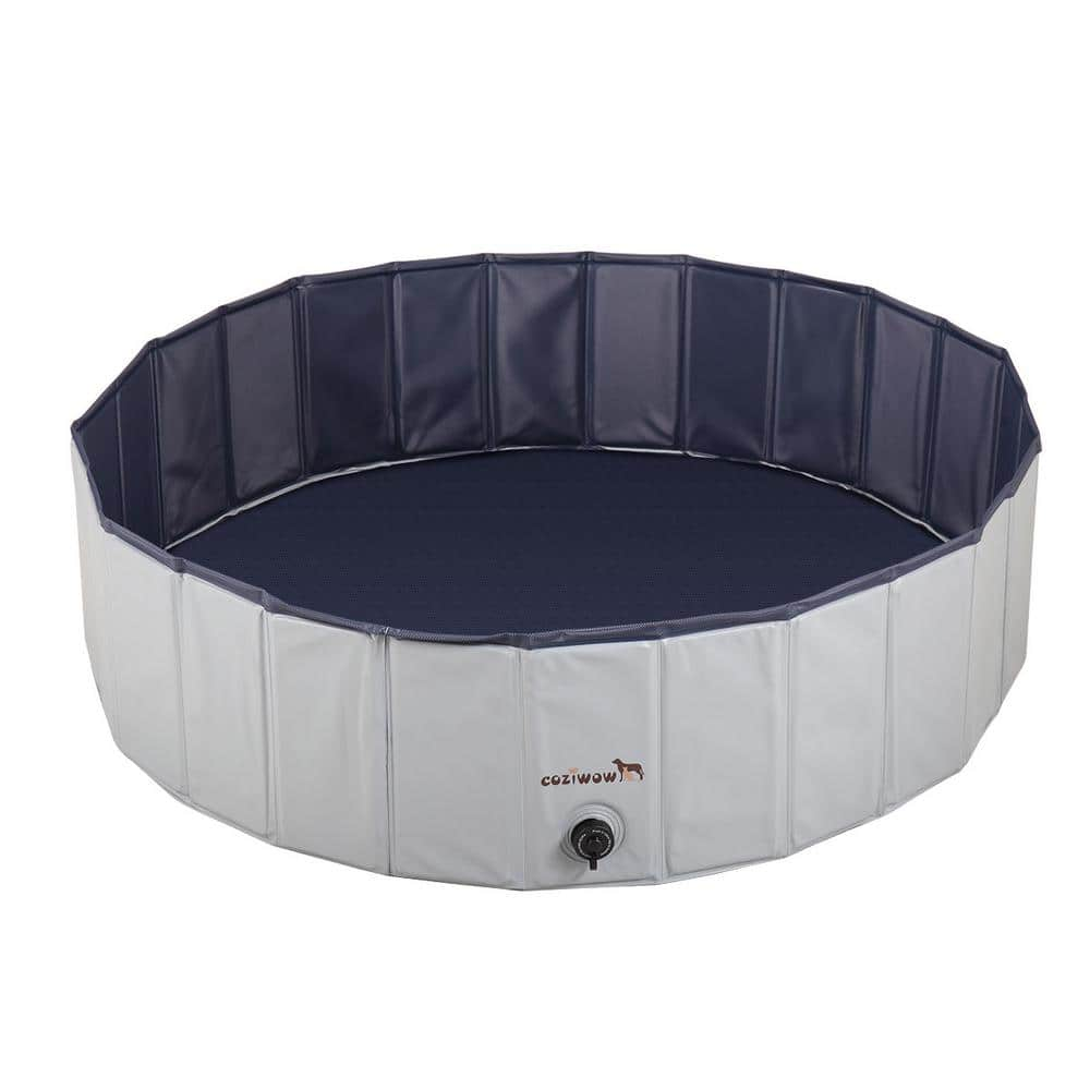 COZIWOW PVC Foldable Dog Pool Bath Medium Size Pet Tub