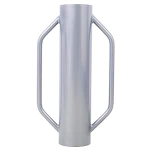 Tidoin 5.5 in. x 13 in. x 23.5 in. Metal Heavy Duty Fence Post with Handle for Installing Fence Post