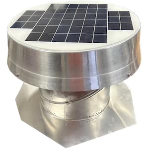 20-Watt Solar Attic Fan Turbine Retrofit