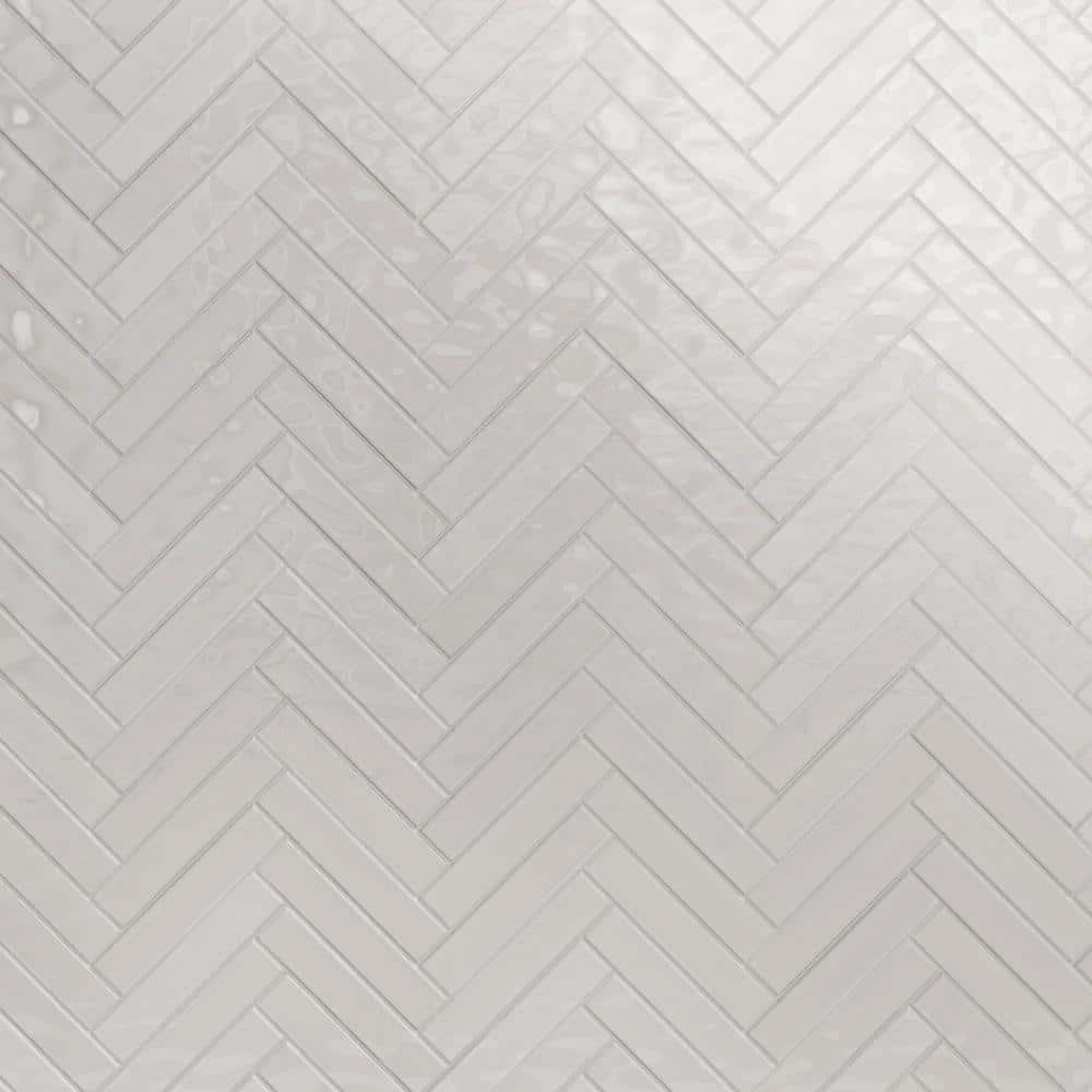 Brookline Polished Gray 2" x 10" Ceramic Subway Wall Tile