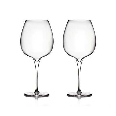 Nachtmann Vivendi 31.6 oz Pinot Noir Crystal Red Wine Glasses Clear Set of 4