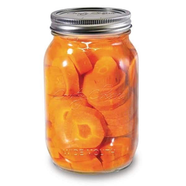 Bomgaars : Country Classics Regular Mouth Glass Canning Jar, 1 Pint (16 OZ),  12-Pack : Canning Jars