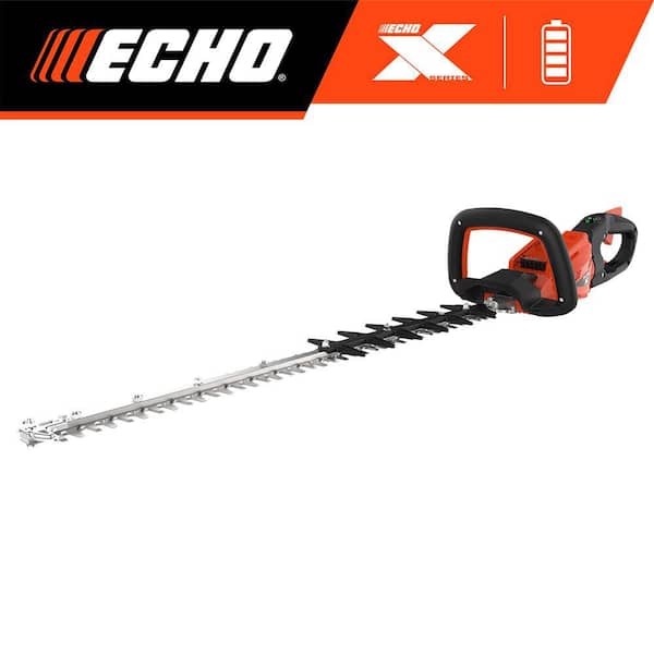 ECHO 28 in. 56-Volt X Series Double-Sided Double-Reciprocating Cordless Battery Powered Hedge Trimmer (Tool Only)