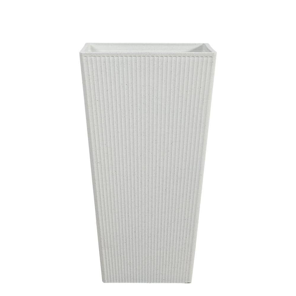Large 28.3 in. White High Density Polyethylene Square Planter Box (2-Pack) price history on PriceWatchPro