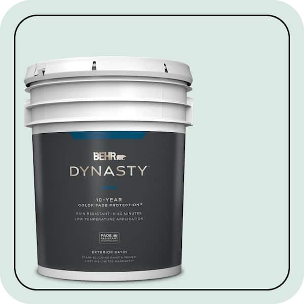 BEHR DYNASTY 5 gal. Home Decorators Collection #HDC-WR15-5 Arctic Flow Satin Enamel Exterior Stain-Blocking Paint & Primer