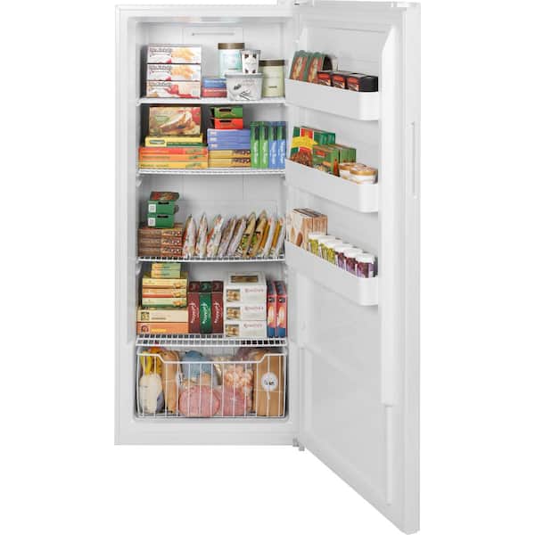 Ge Garage Ready 21 3 Cu Ft Frost Free Upright Freezer In White Fuf21qrrww Ge Garage Ready 21 3 Cu Ft Frost Free, What Is The Best Garage Ready Upright Freezer