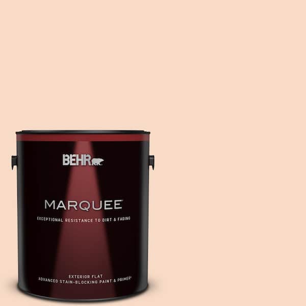 BEHR MARQUEE 1 gal. #M210-2 Paper Heart Flat Exterior Paint & Primer