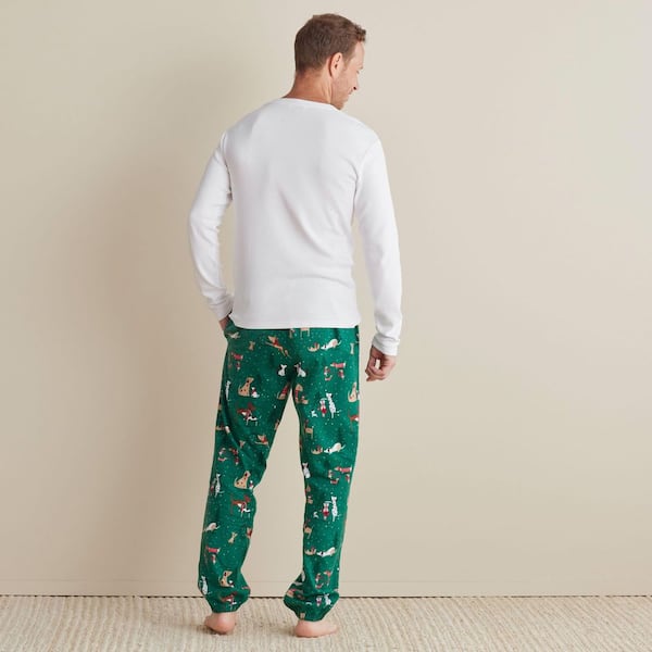 Company Cotton Family Flannel Sleep and Access Men's Pajama Set