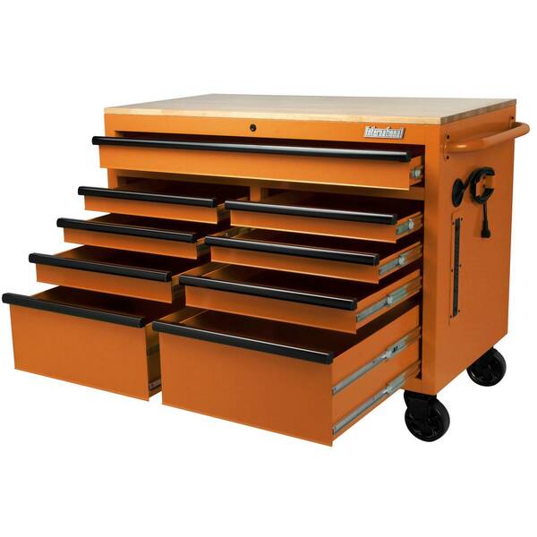 International 46 in. W x 24.5 in. D 9-Drawer Tool Chest Mobile