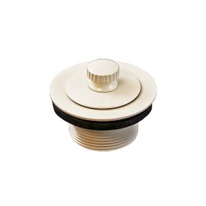 1-1/2 in. Friction Lift Bath Tub Drain with 1-7/8 in. O.D. Coarse Threads, Biscuit