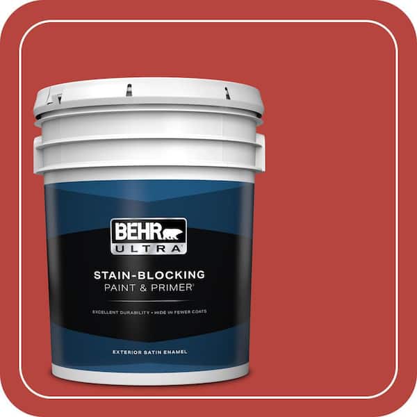 BEHR ULTRA 5 gal. #P160-7 Stiletto Love Satin Enamel Exterior Paint & Primer