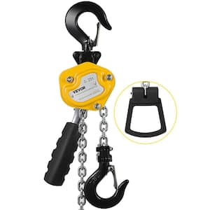 0.25-Ton 10 ft. Lever Block Chain Hoist Chain Hoist Alloy Steel 550 lbs. G80 Chain Ratchet Lever Hoist with Hook