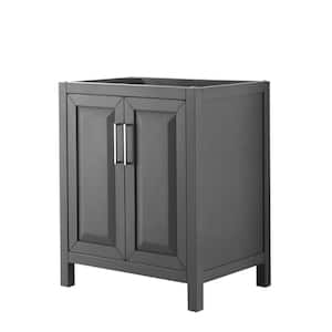 Daria 29 in. Single Bathroom Vanity Cabinet Only in Dark Gray