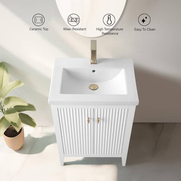 新品24-25NOVEMBER ARTISVE152cm Vanity Art 24 in. W x 18.5 in D x 34 in. H Single Sink Bath Vanity