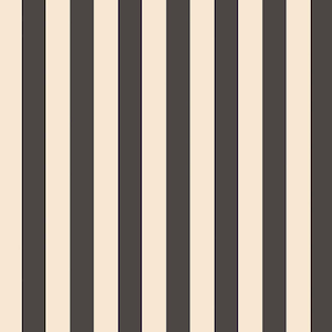 1.25 in. Regency Stripe-Black & Beige Vinyl Roll Wallpaper (Covers 56 sq. ft.)