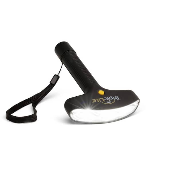TripleLite MidT Battery Powered Triple LED 180º Wide Angle Beam Flashlight