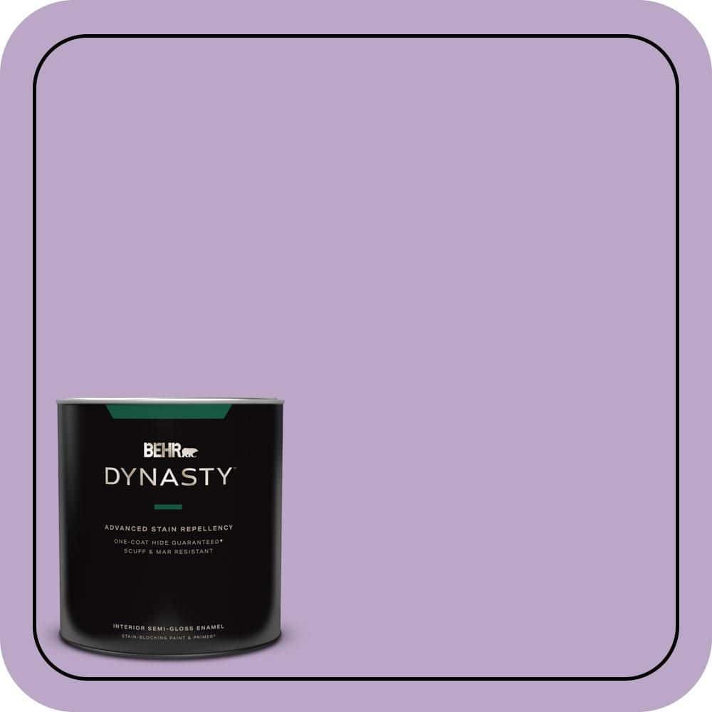 1 qt. #M570-4 Cyber Grape Semi-Gloss Enamel Interior Stain-Blocking Paint and Primer price history on PriceWatchPro