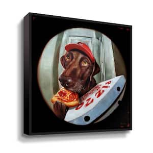 Pupperoni' by Lucia Heffernan Framed Canvas Wall Art