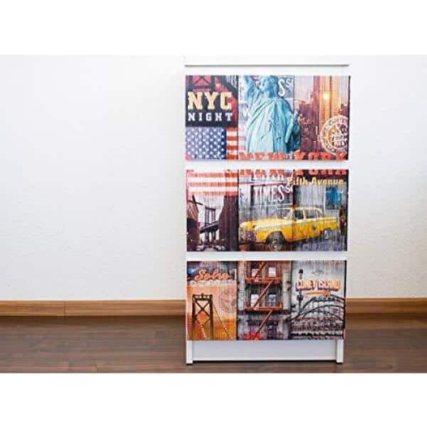 DC FIX NYC New York City Sticky Plastique Vinyle Film Auto Adhésif 2 m x 45 cm 0661 