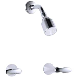 Coralais Shower Faucet Trim Only in Polished Chrome (Valve Not Included)