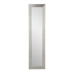 Oversized Dark Silver/Brown Modern Mirror (71 in. H X 16 in. W)