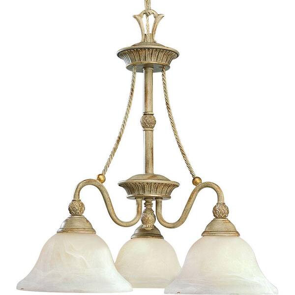 Progress Lighting Savannah Collection 3-Light Seabrook Chandelier