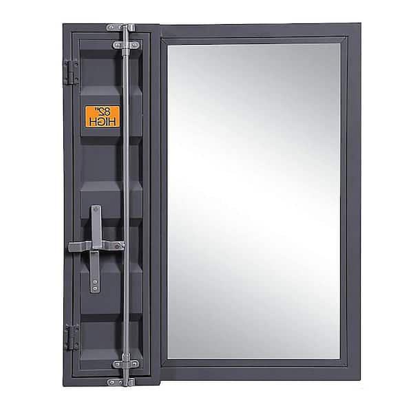 Acme Furniture 32 in X 26 in Contemporary Rectangle Framed Accent Mirror