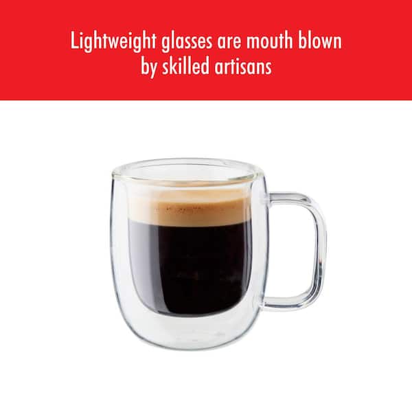 ZWILLING Sorrento Plus 2-pc Double-Wall Glass Espresso Mug Set