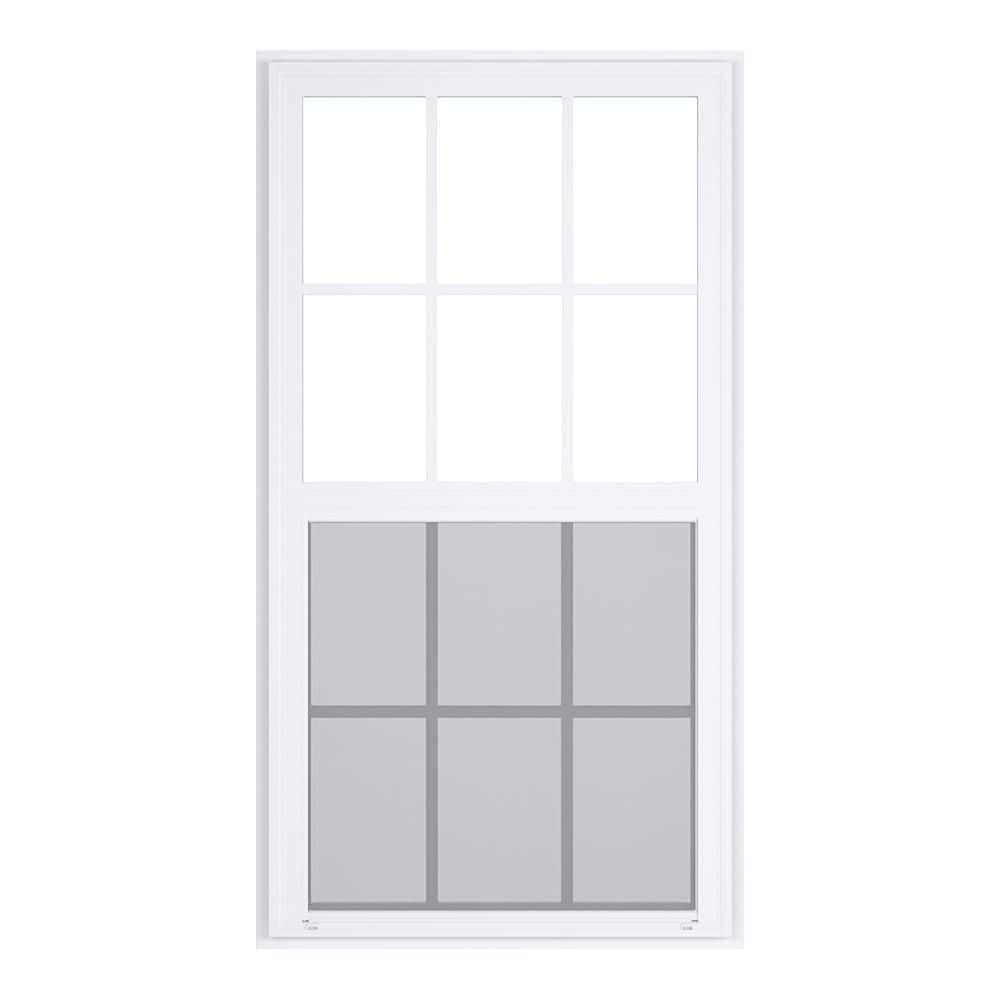 Ply Gem 31.5 in. x 59.5 in. 500 Series White Vinyl Single Hung