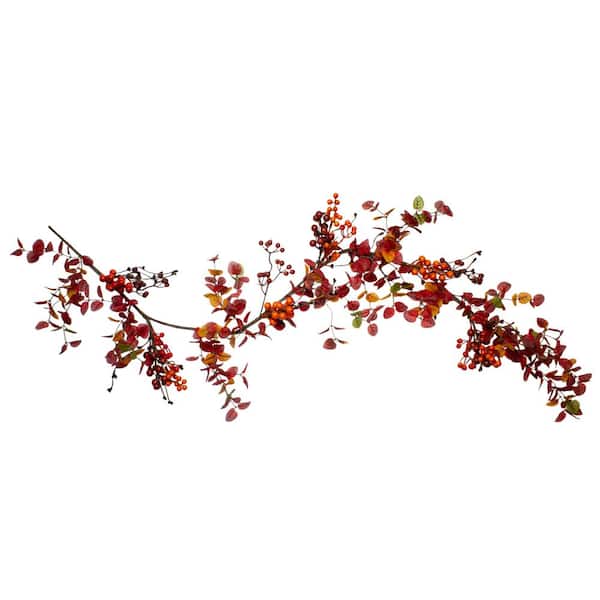 Northlight 5 ft. Berry and Leaves Fall Harvest Artificial Garland - Unlit