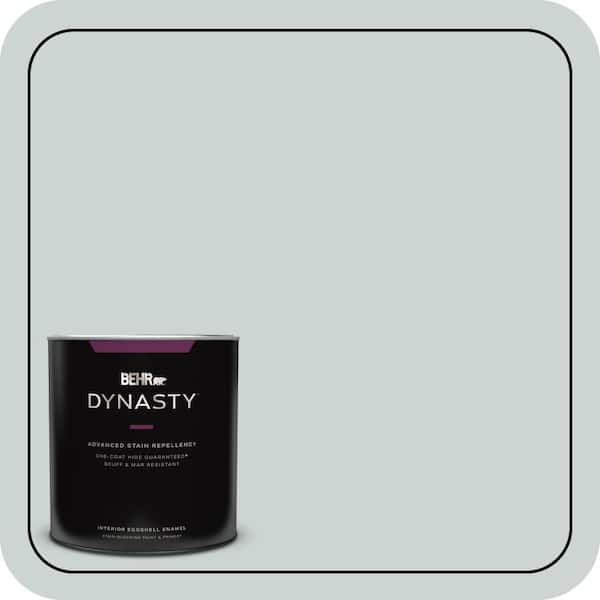 1 qt. #ECC-34-1 Pacific Mist Eggshell Enamel Interior Stain-Blocking Paint and Primer