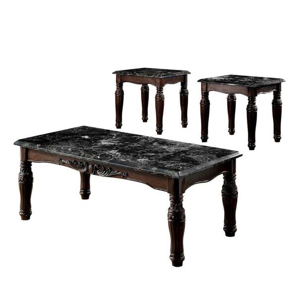 Espresso brown store coffee table set