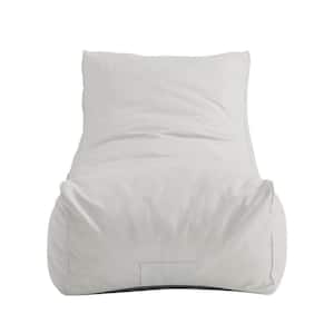 Resty White Polyester Medium (30-45 in.) Bean Bag Chair