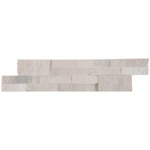 Iceland Gray Ledger Panel 6 in. x 24 in. Natural Travertine Wall Tile (10 cases/60 sq. ft./Pallet)