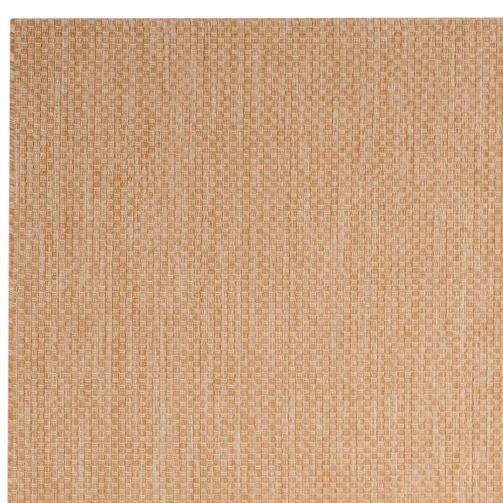 Natural Cream 8' x 10' Synthetic Indoor/Outdoor Area Rug