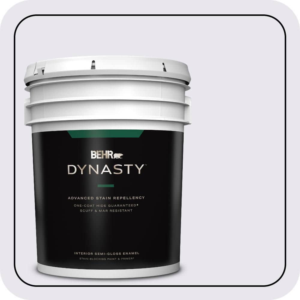 5 gal. #650C-1 Pixie Wing Semi-Gloss Enamel Interior Stain-Blocking Paint & Primer price history on PriceWatchPro