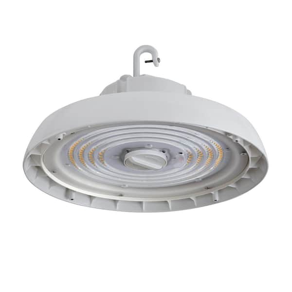 13 in. Round 400-Watt Equivalent Integrated LED White High Bay Light