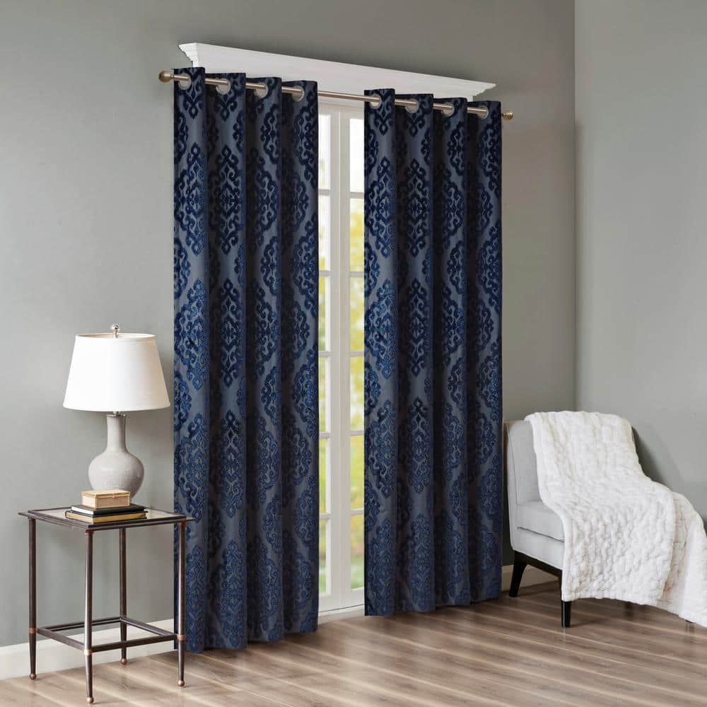 Damask shower curtain in gray, black,navy,yellow, offers or pink