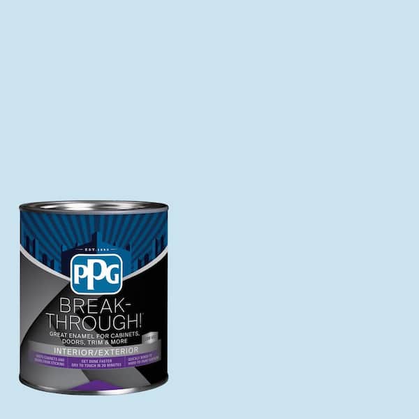 Break-Through! 1 qt. PPG1240-2 Niagara Falls Satin Door, Trim & Cabinet Paint