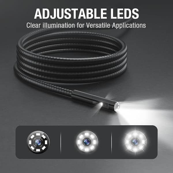 Teslong NTS300 Dual Lens Inspection Camera 5000 mAh Battery 3 M