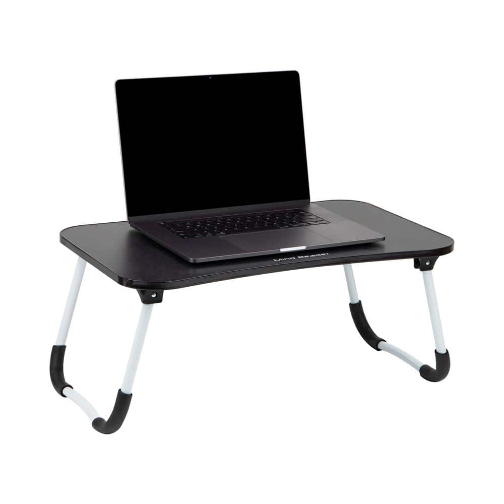 Folding Lap Desk for Bed and Sofa - Portable Wide Surface Bed Desk with  Built-in Cup Holder and Tablet or Phone Slot for Working, Studying, Eating